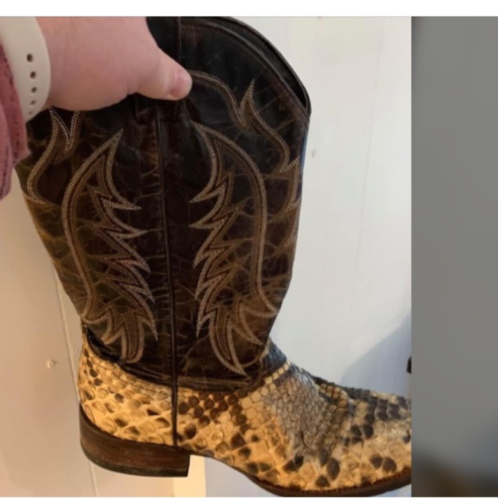 Men’s size 12 exotic boots